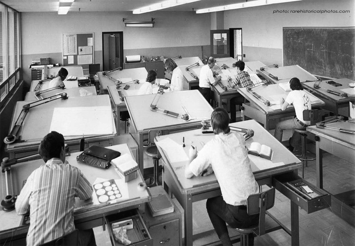 Illustration showing people using their brains